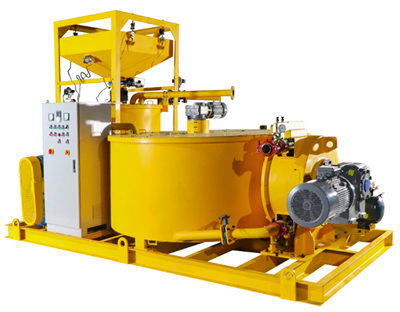 High efficiency large scale grouting pump station