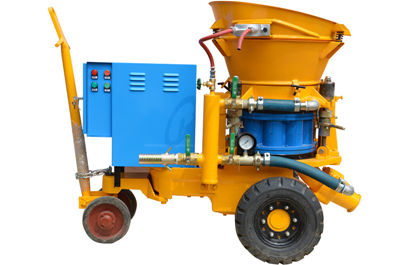 electric motor concrte shotcrete machine