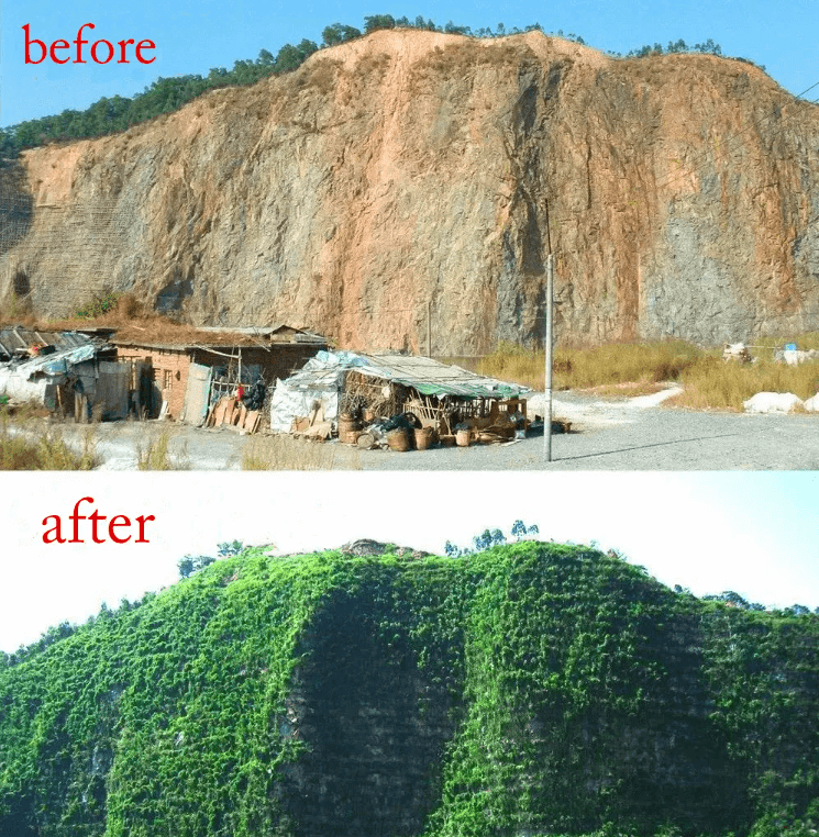 hydroseeder for mine greening