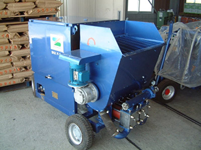 mortar mixer and pump used in construction
