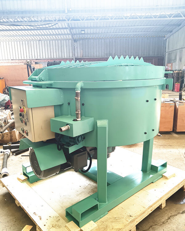 castable refractory pan mixer