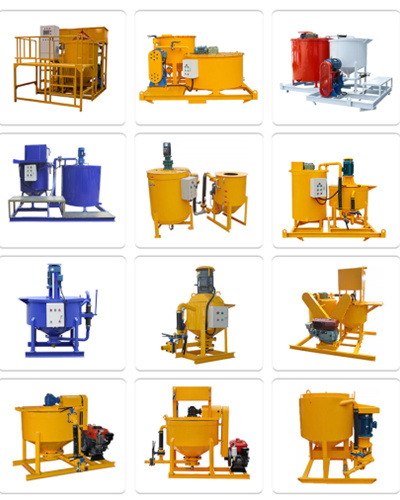 Portable diesel engine cement grout mixer for sale