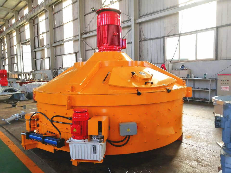 vertical shaft concrete planetary mixer