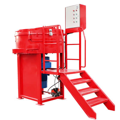 refractory pan mixing machine