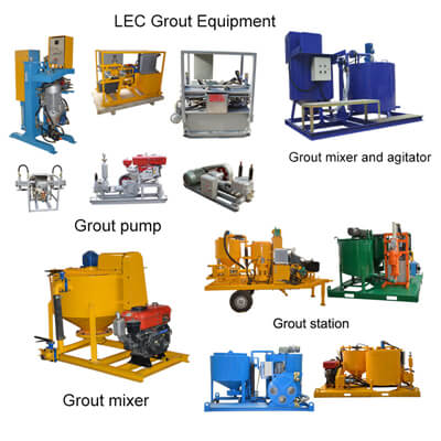 grouting pumps in engineering grouting