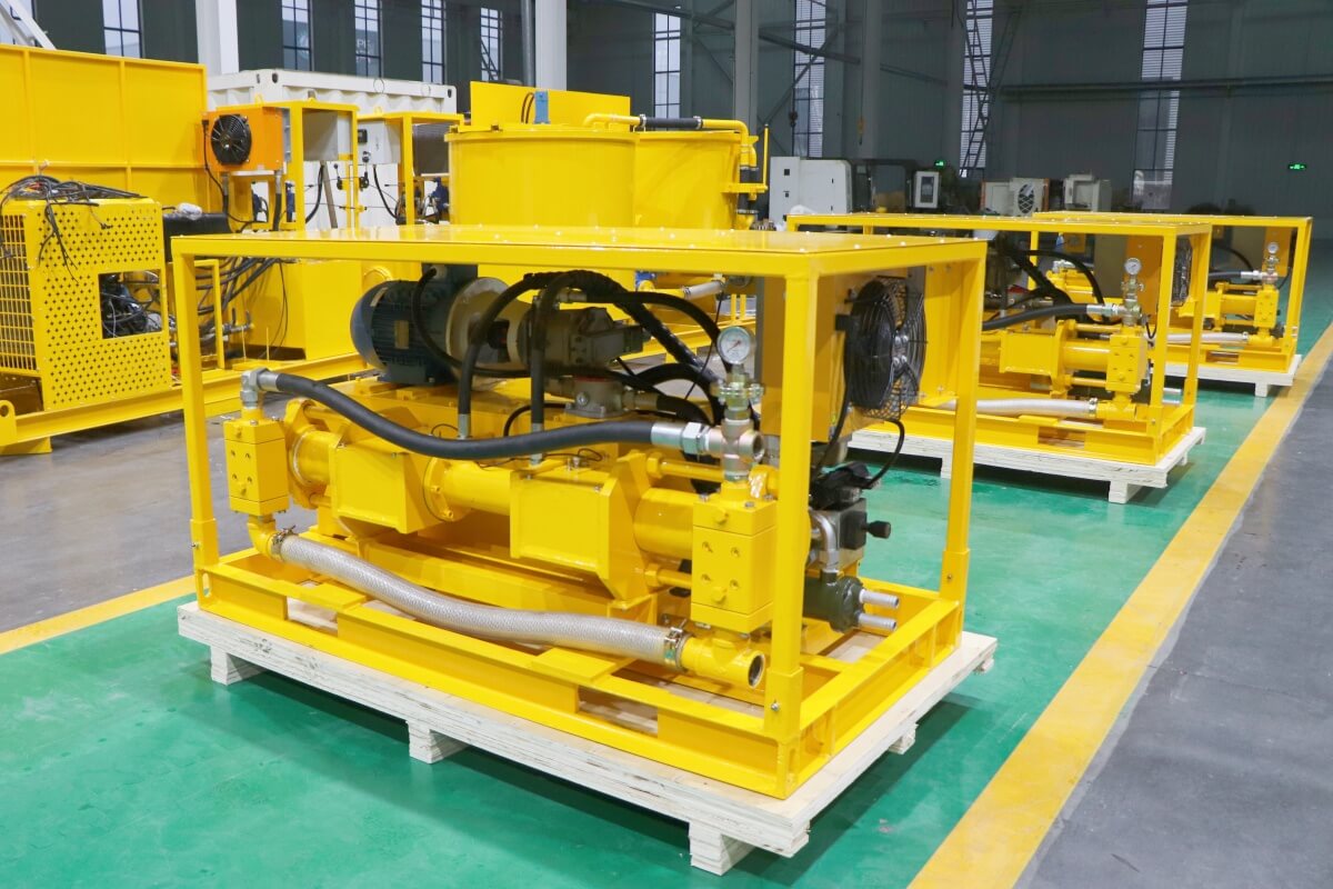 hydraulic cement grout pump