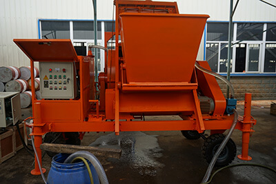 foam concrete machine for void filling