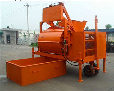 Lightweight concrete machine