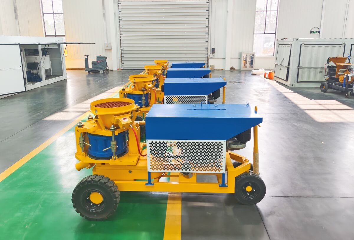 small shotcrete machine