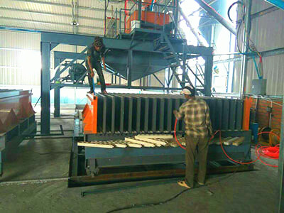 lightweight wall panel molding machine