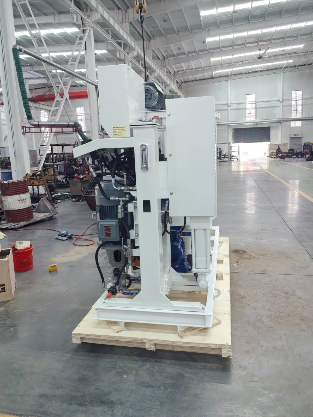 injection pump with mixer