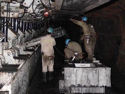 Foam Concrete in Coal Mine