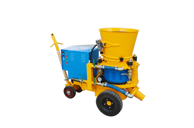 Dry mix shotcrete machine