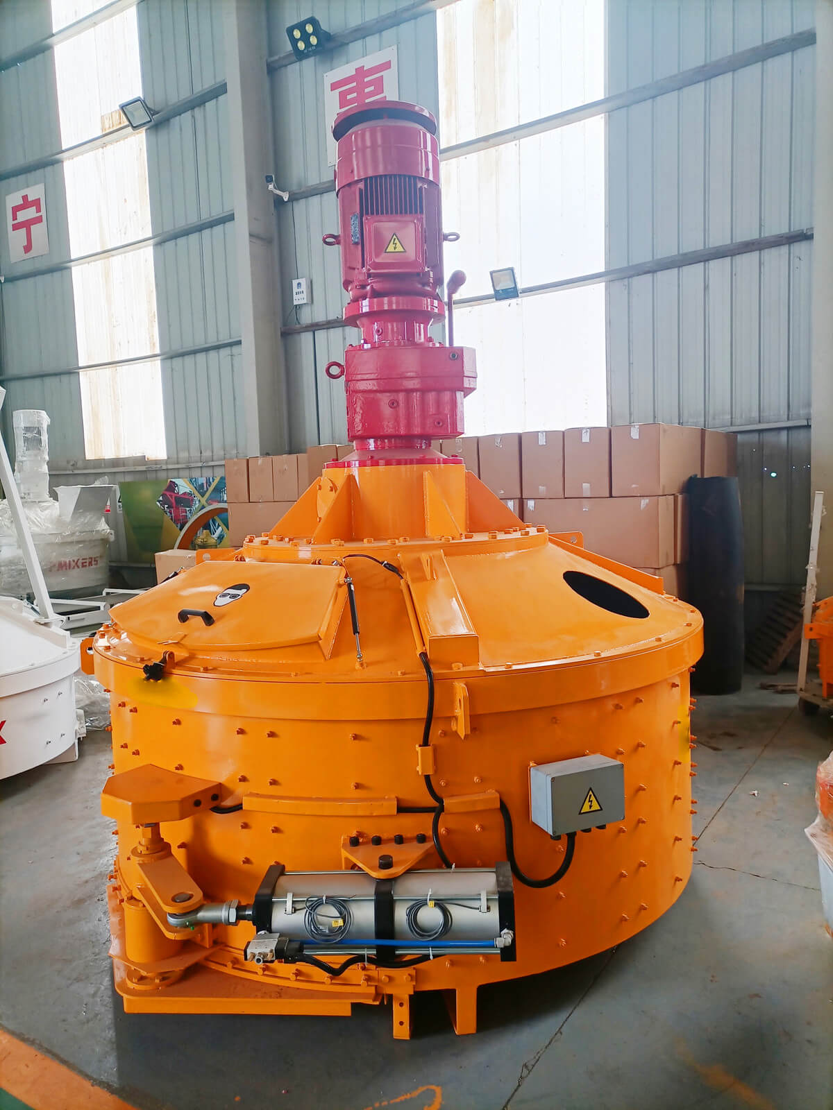 planetary concrete mixer for brick making