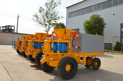 wet mix shotcrete machine