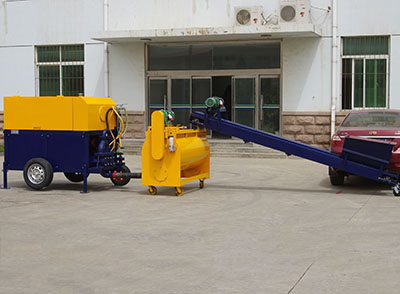 foam concrete machine for road widening