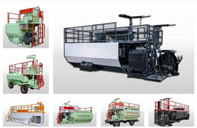 Large capacity hydro mulch soil spraying planter equipment