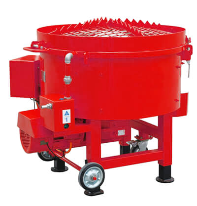 refractory pan mixer