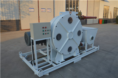 hose pump for pumping lightweight concrete