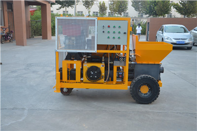 Small concrete pump