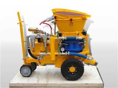 air driven dry shotcrete machine