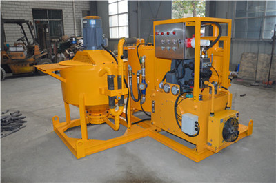 colloidal grout mixing plant