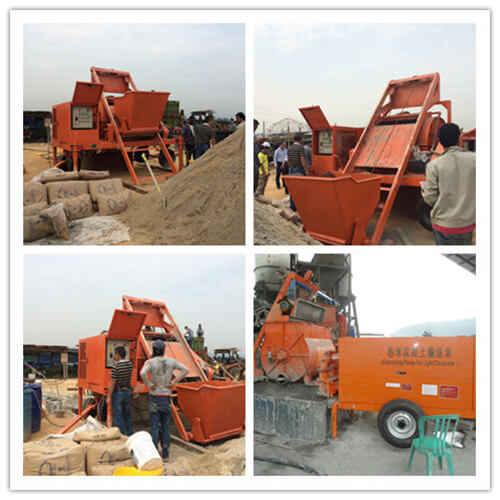 Foam concrete machine used in making blocks