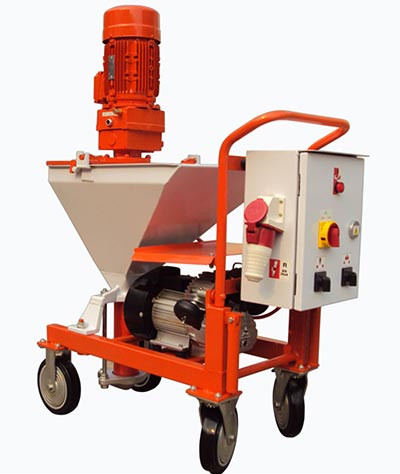 automatic mortar plastering machine