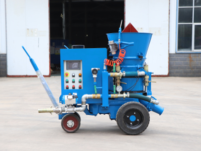 Chinese manufacturer dry mix refractory shotcrete machine