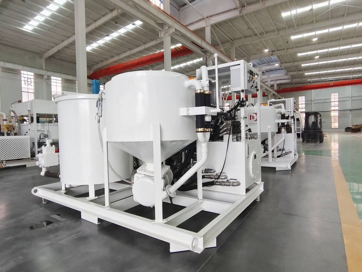 TBM grout plant