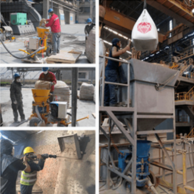 Chinese manufacturer dry mix refractory shotcrete machine