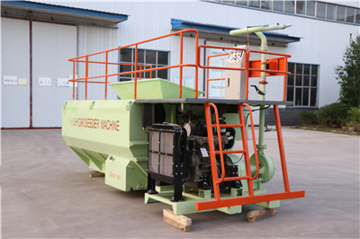 High efficiency hydroseeder machine