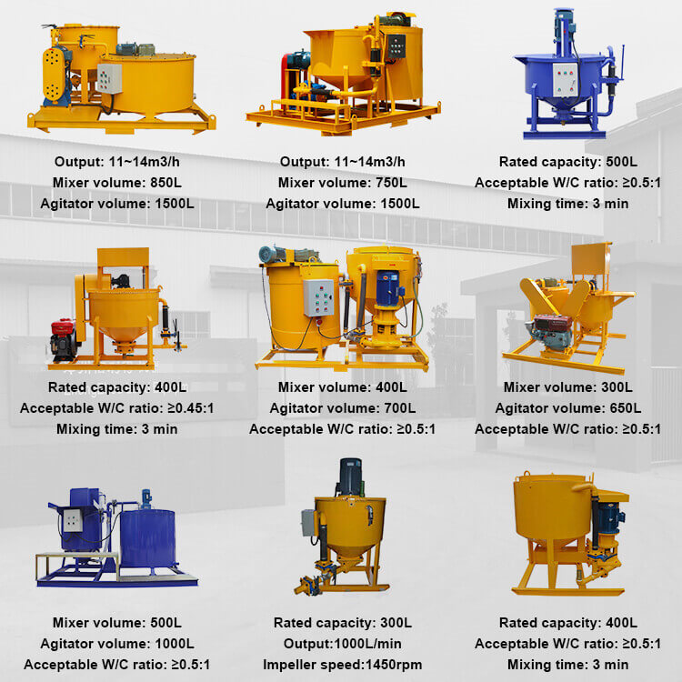 colloidal grout mixer for sale