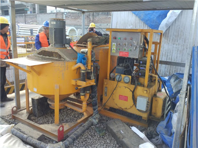 grout mixer pump