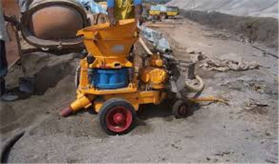 shotcrete machine used for joint filling