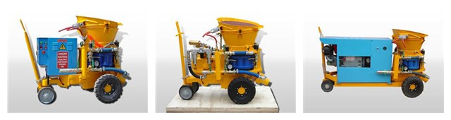 dry-mix gunite machine