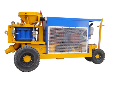 LZ-9 dry mix shotcrete machine