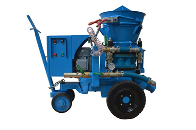 variable output refractory gunning machine