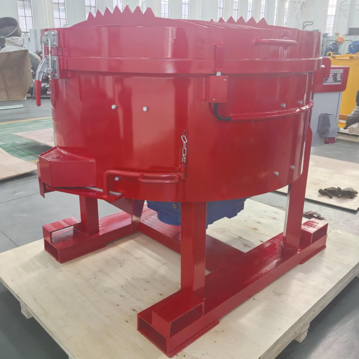 250kg castable pan mixer manufacturer
