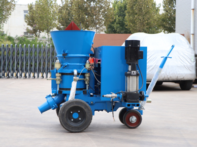 Chinese manufacturer dry mix refractory shotcrete machine