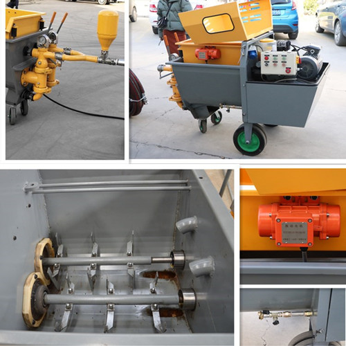 wall spraying mortar machine details