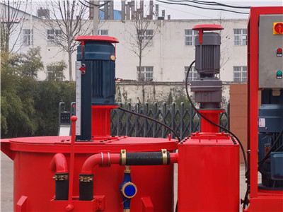 high pressure cement mixing grout pump plant