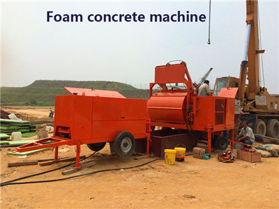 foam concrete making machine