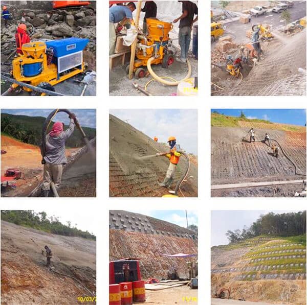 Shotcrete Machines application in Philippines