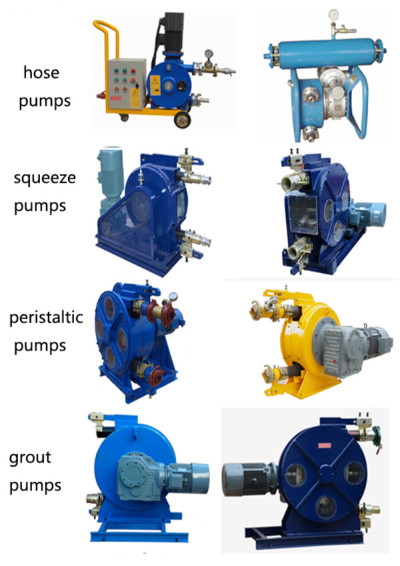 Hose pumps for pumping slurry