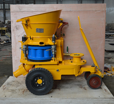 dry shotcrete machine for underground mining