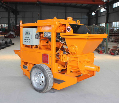 wet mix concrete pump