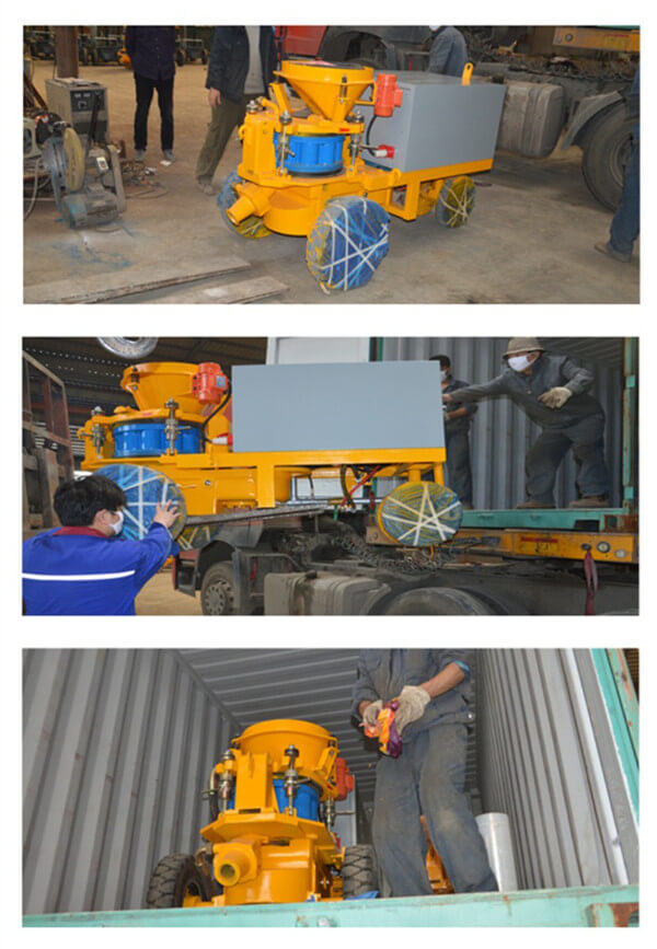 wet shotcrete machine to Thailand 