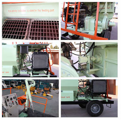 Diesel engine seeds spraying hydro mulcher for virescence engineering