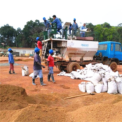 hydroseeding equipment application